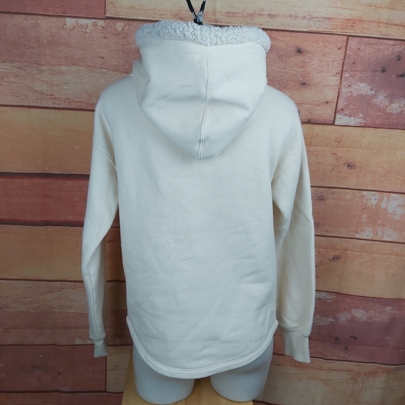 Forever 21 cozy hoodie sweater side zip - Picture 3 of 7